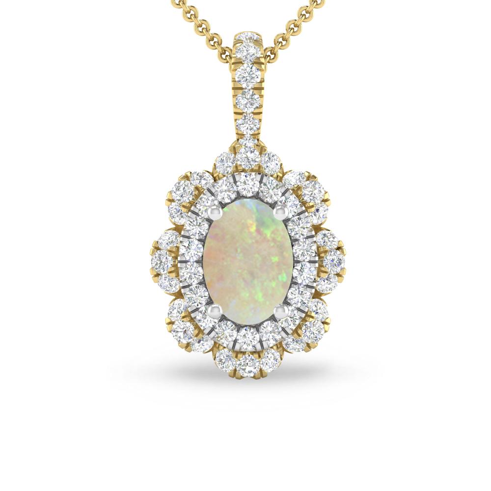 Yellow Gold - Opal