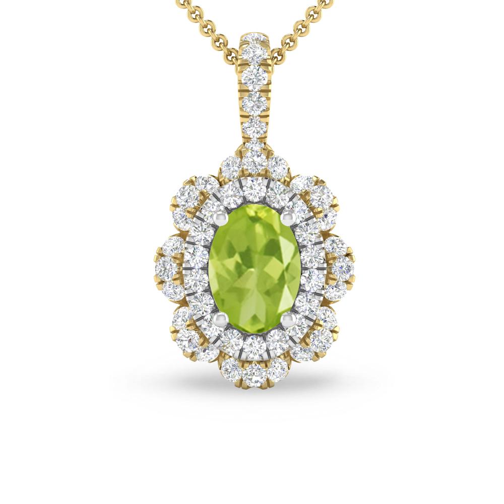 Yellow Gold - Peridot