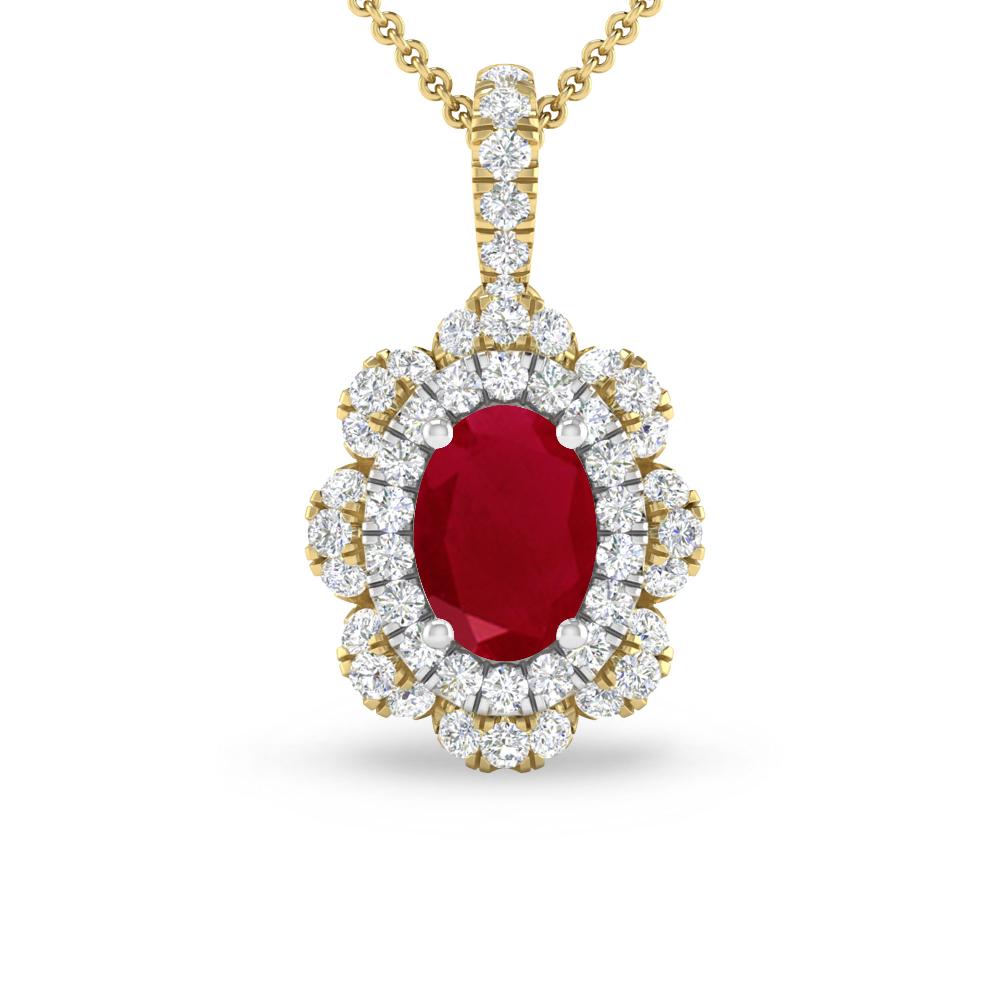 Yellow Gold - Ruby