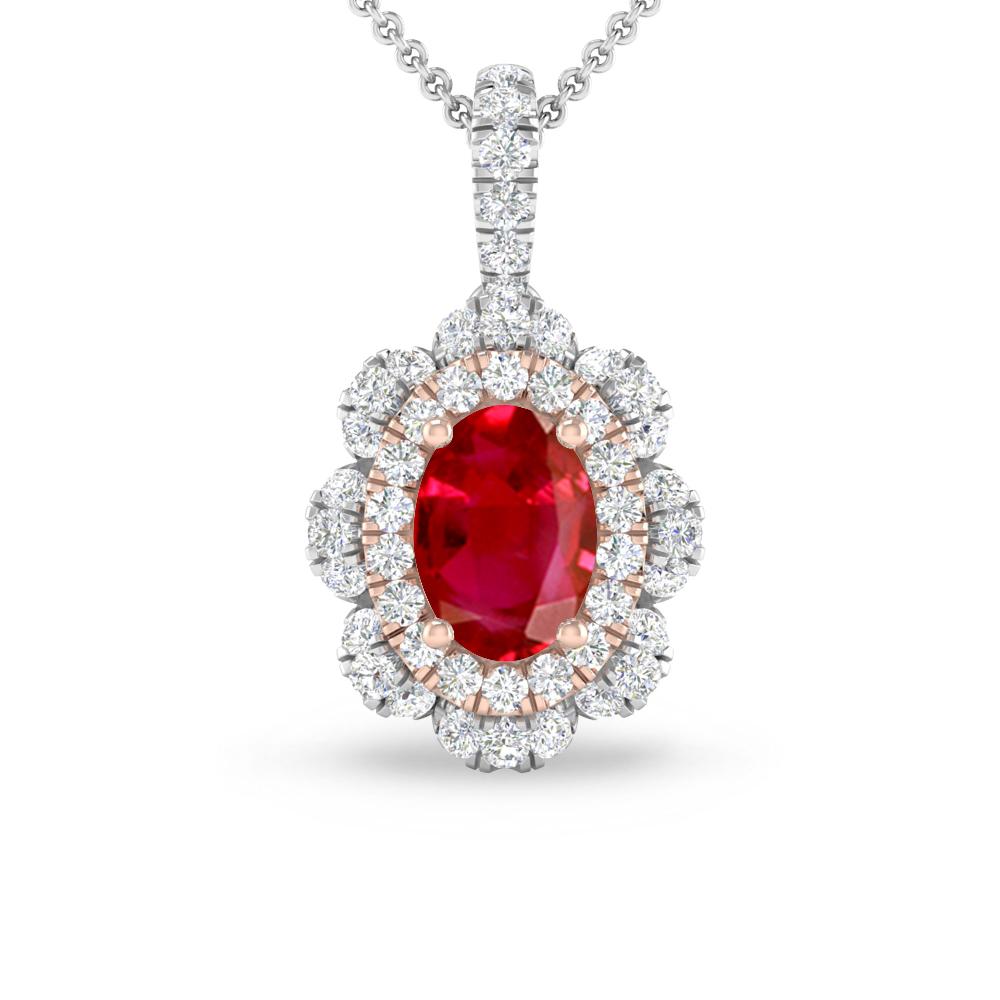 White Gold - Ruby