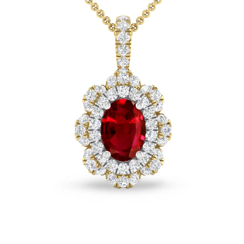 Yellow Gold - Ruby