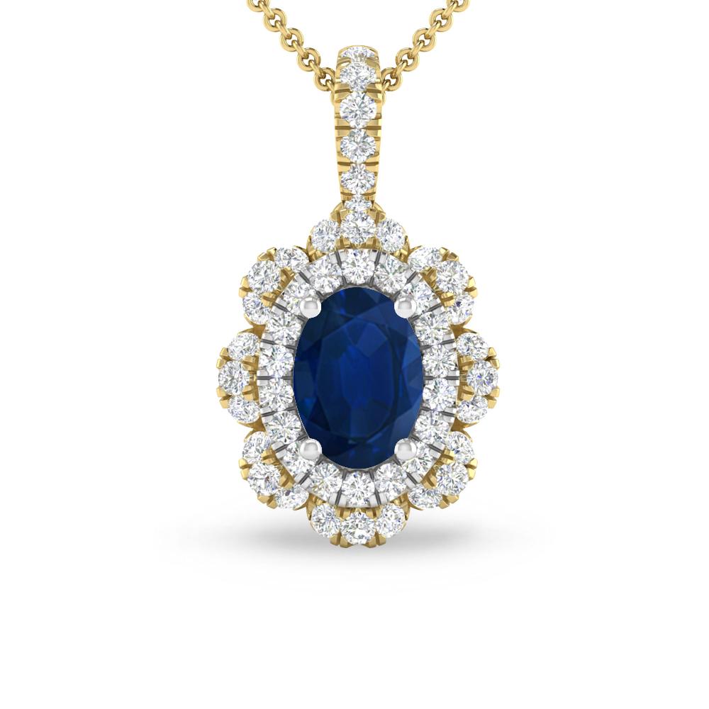 Yellow Gold - Sapphire