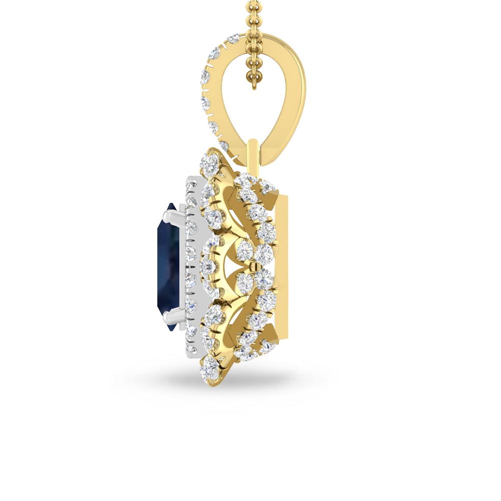 Yellow Gold - Sapphire