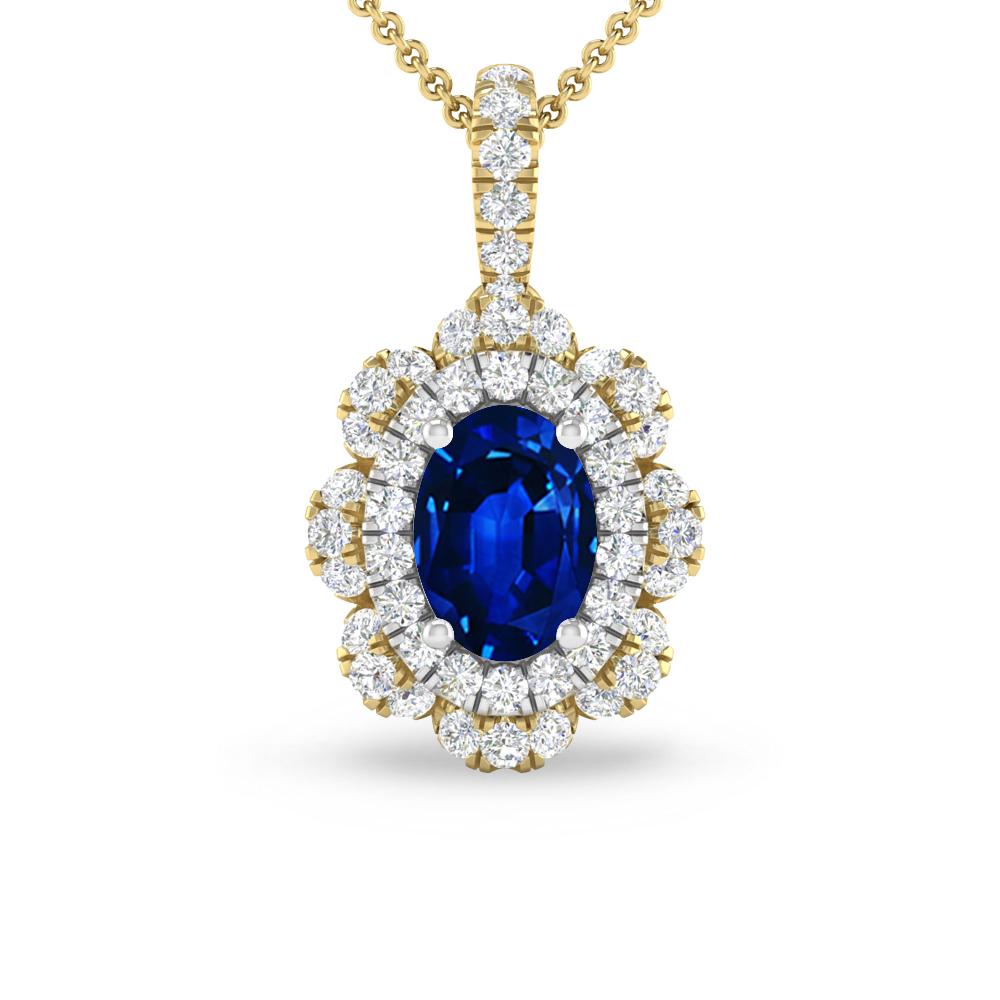 Yellow Gold - Sapphire