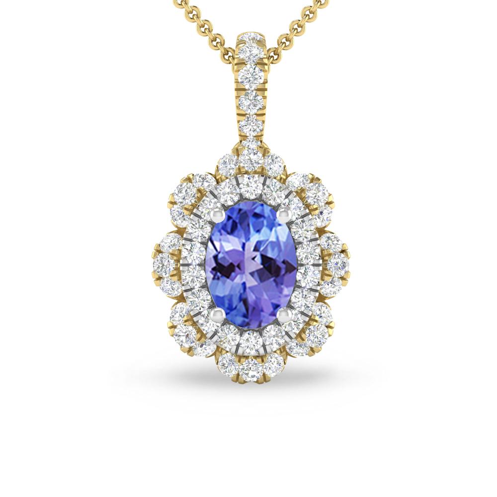 Yellow Gold - Tanzanite