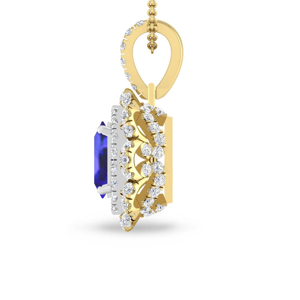 Yellow Gold - Tanzanite