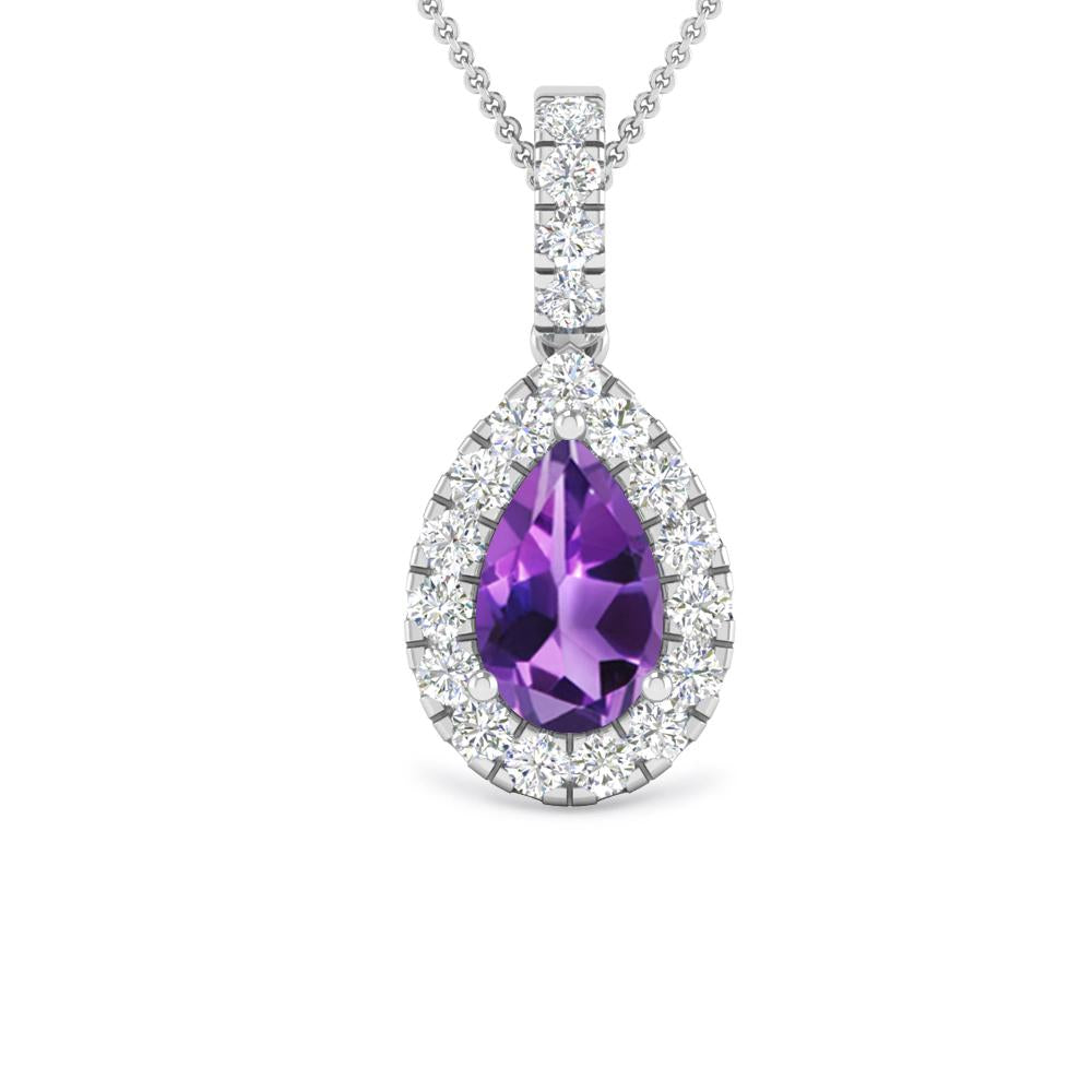 White Gold - Amethyst