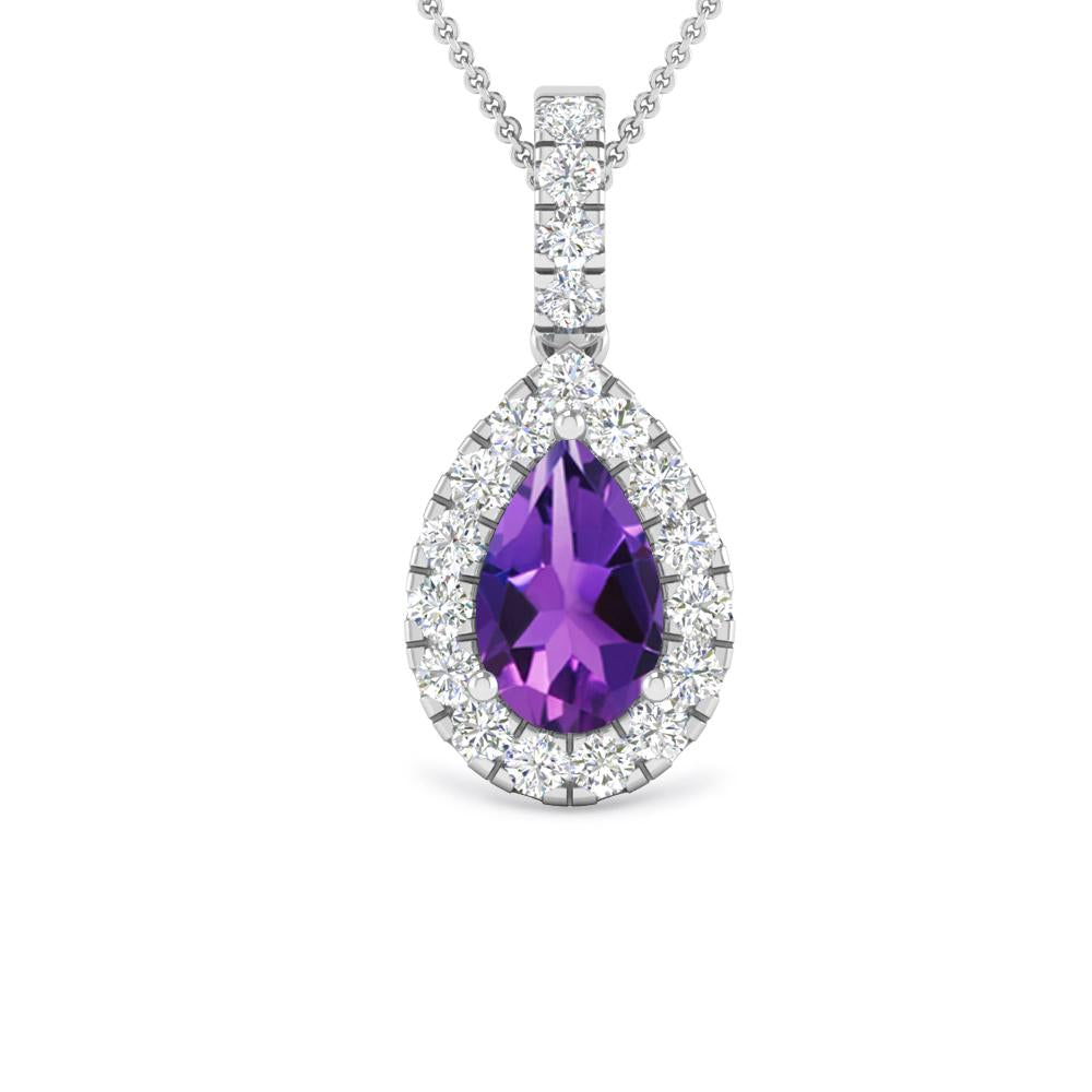 White Gold - Amethyst