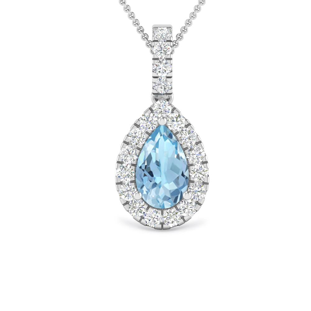 White Gold - Aquamarine