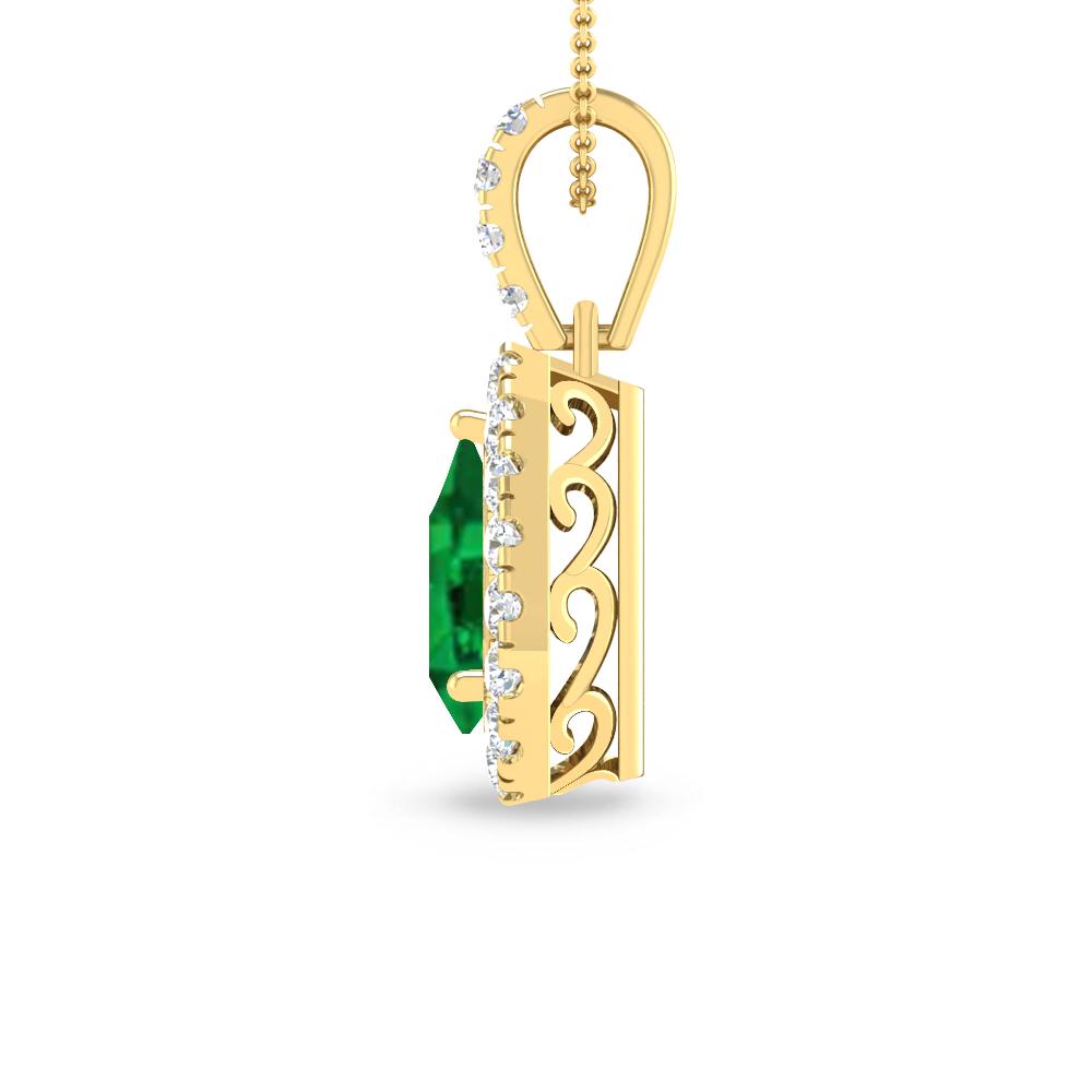 Yellow Gold - Emerald