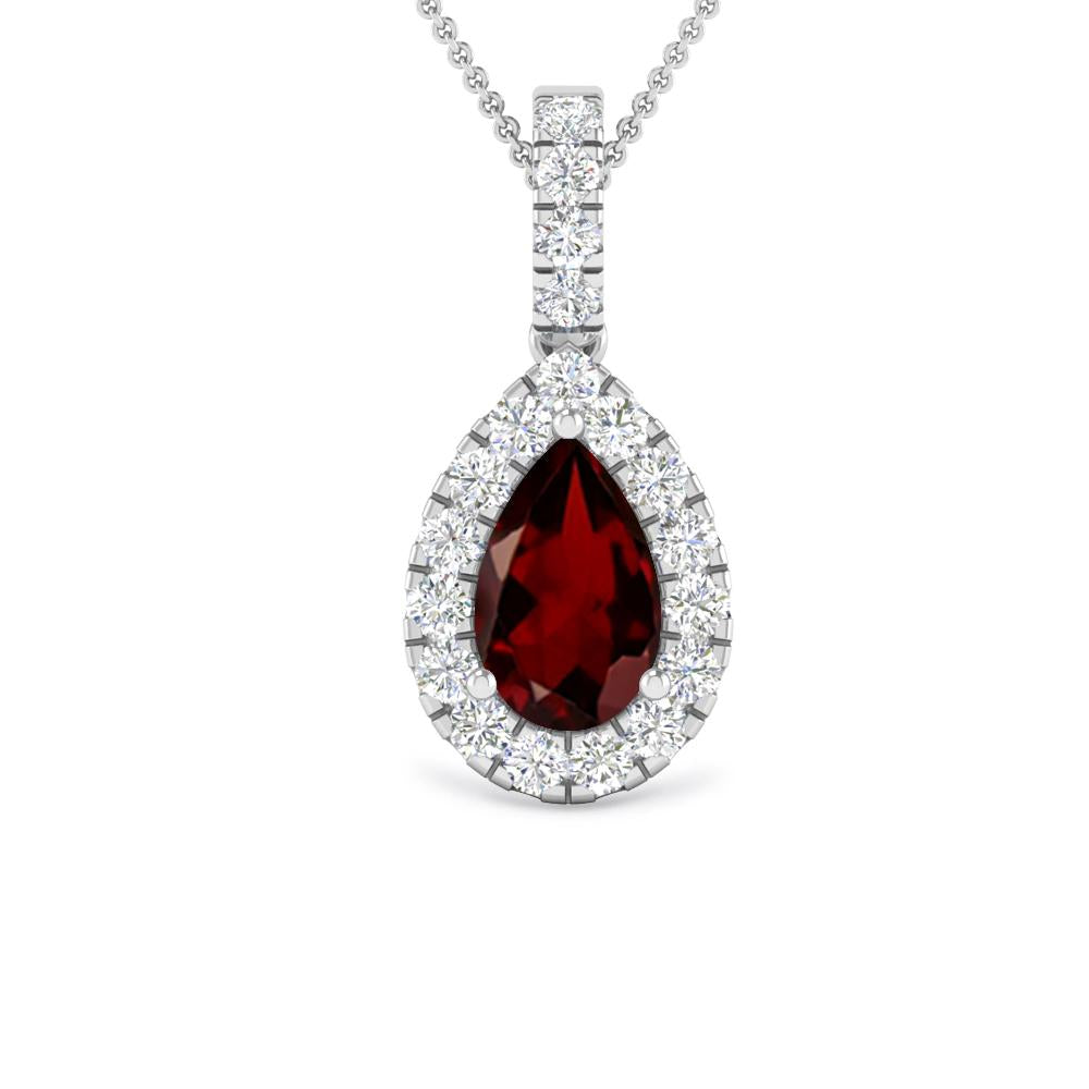 White Gold - Garnet