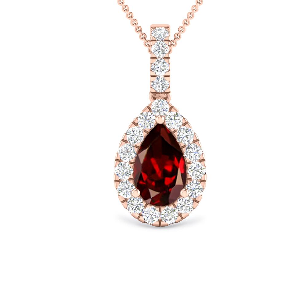 Rose Gold - Garnet