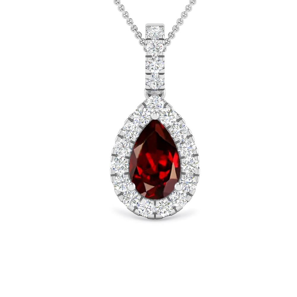 White Gold - Garnet