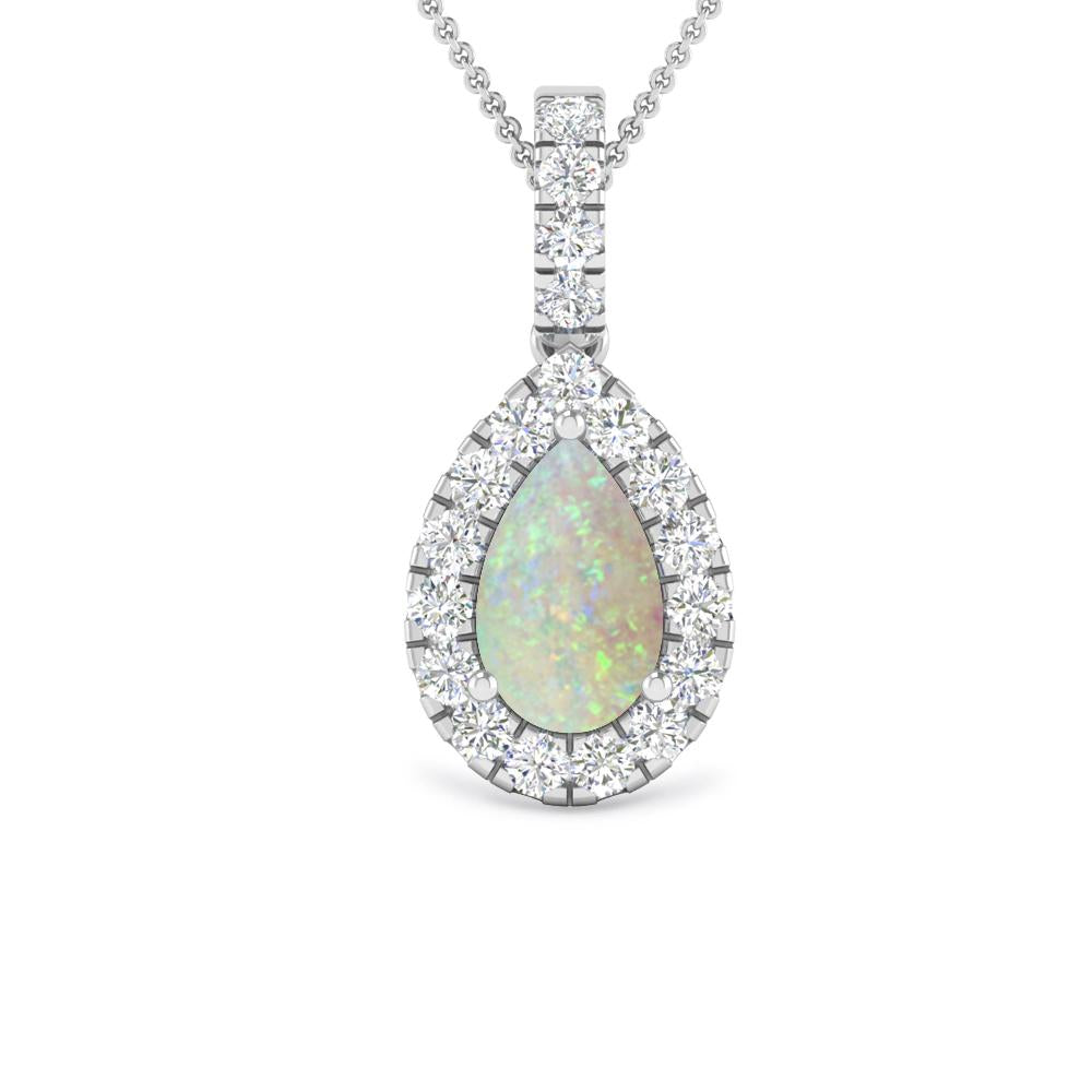 White Gold - Opal