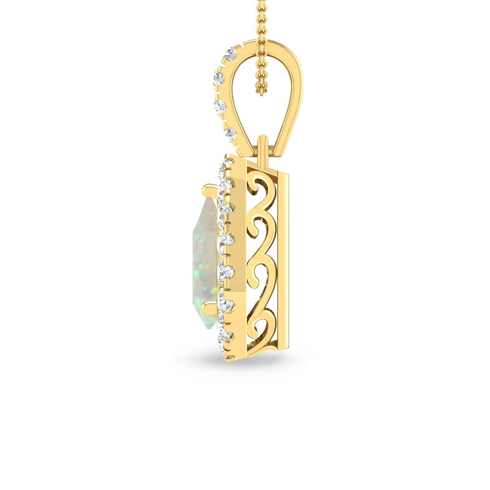 Yellow Gold - Opal