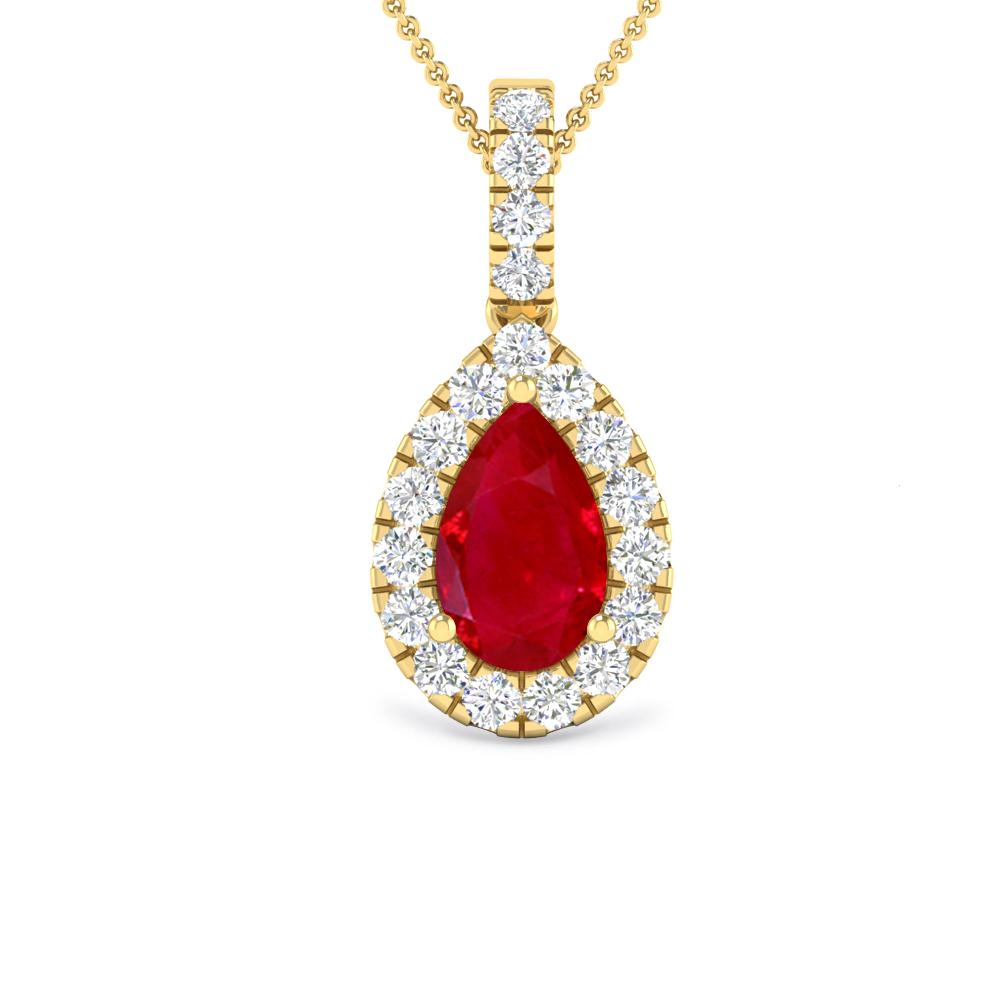 Yellow Gold - Ruby