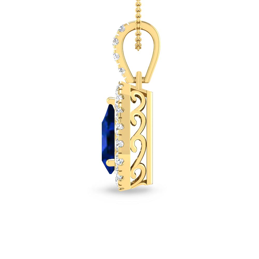 Yellow Gold - Sapphire