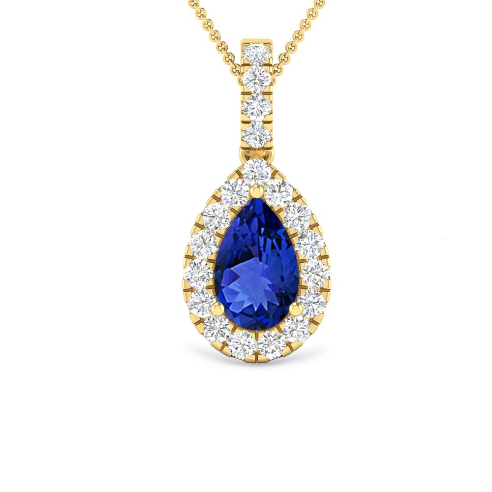 Yellow Gold - Tanzanite