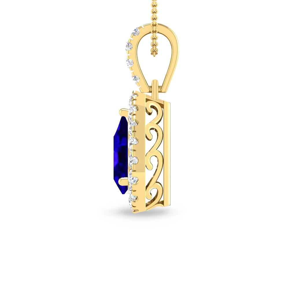 Yellow Gold - Tanzanite