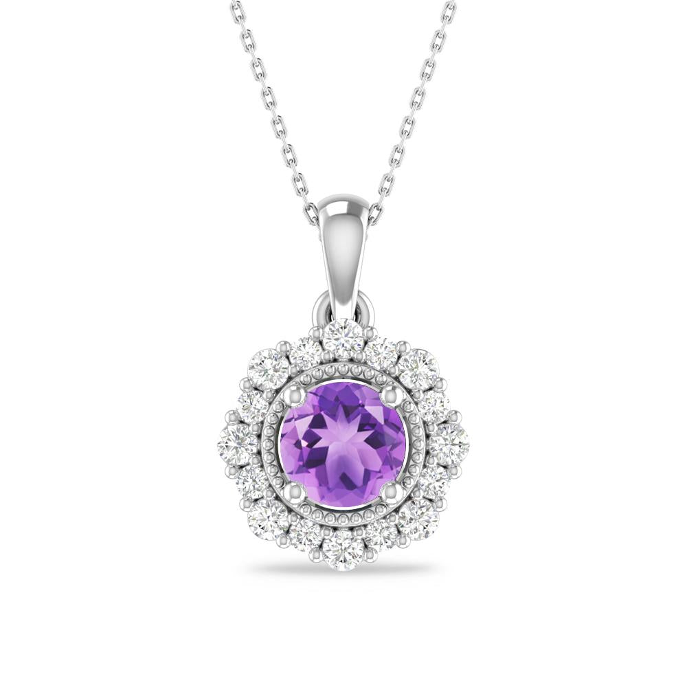 White Gold - Amethyst