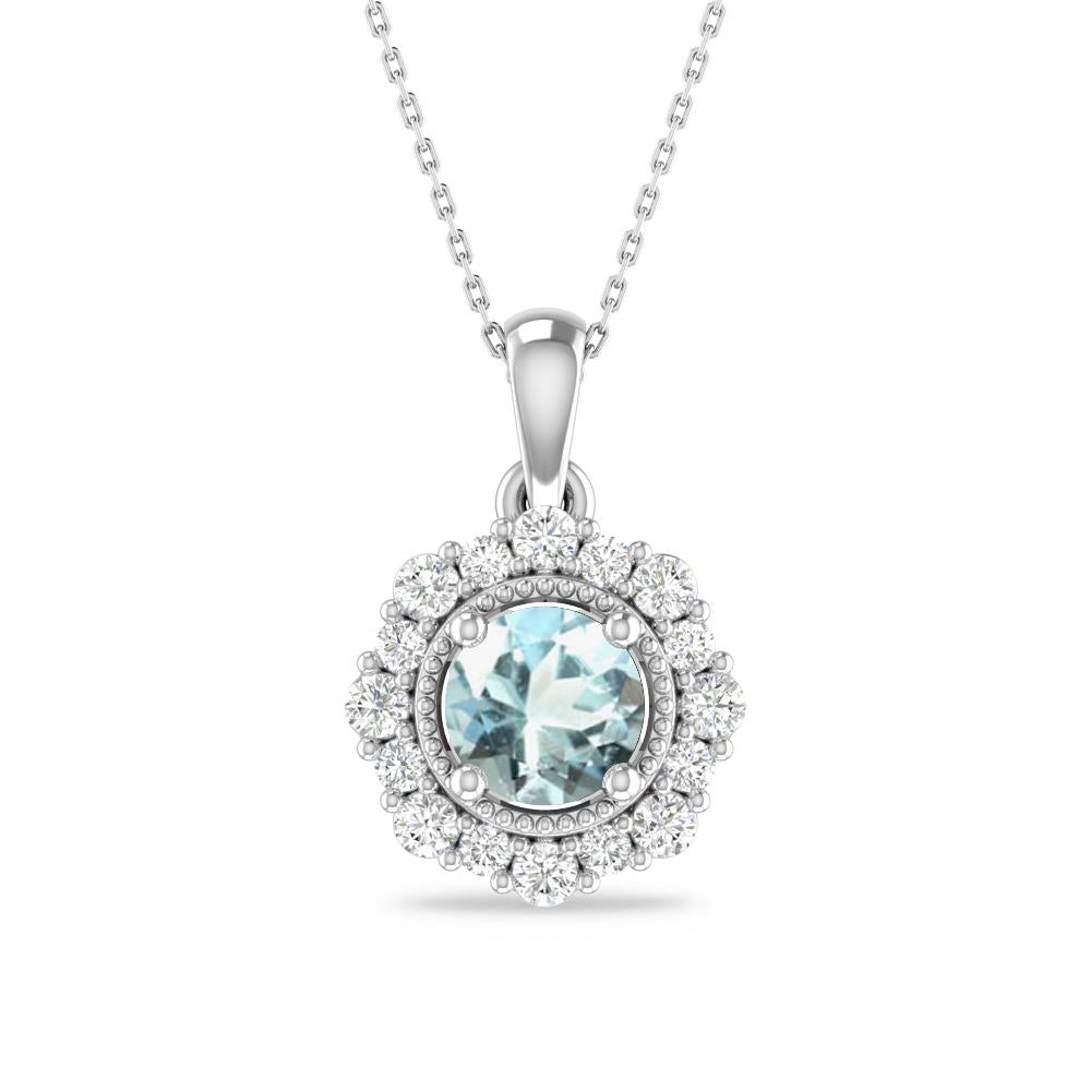 White Gold - Aquamarine