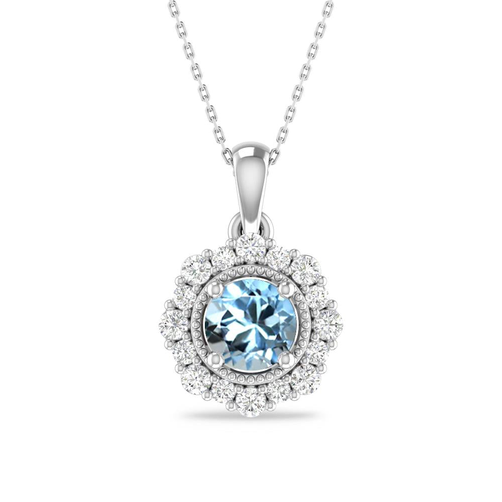 White Gold - Aquamarine