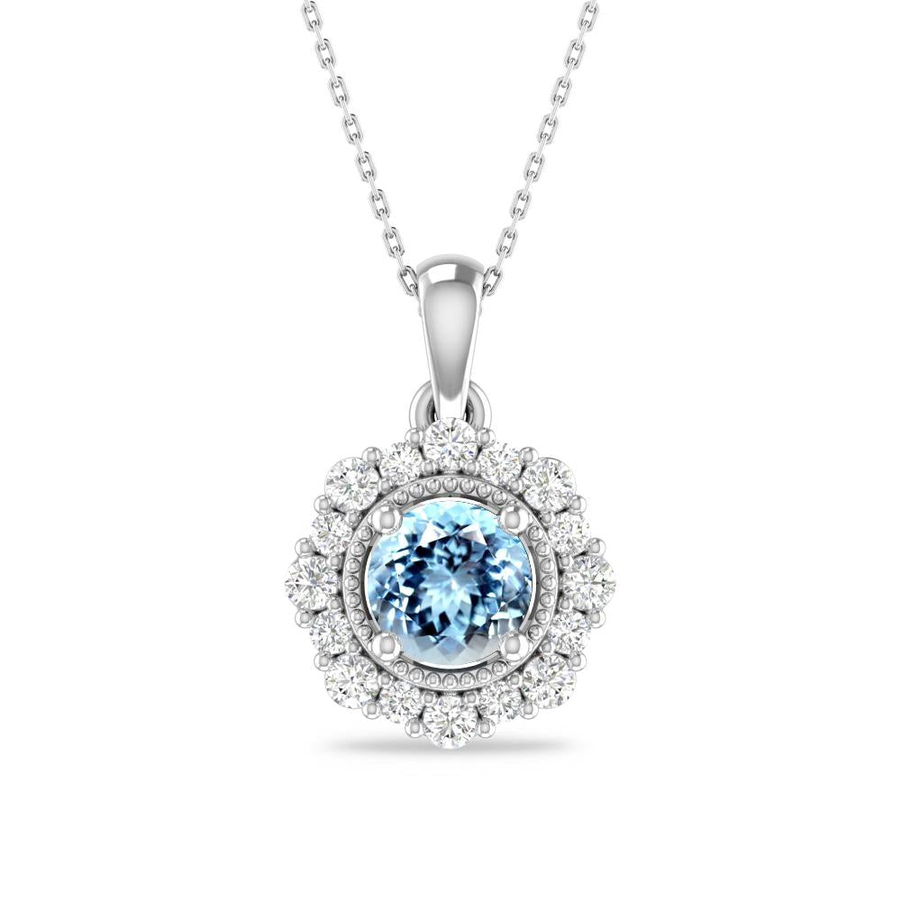 White Gold - Aquamarine