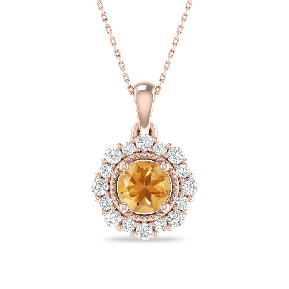 Rose Gold - Citrine
