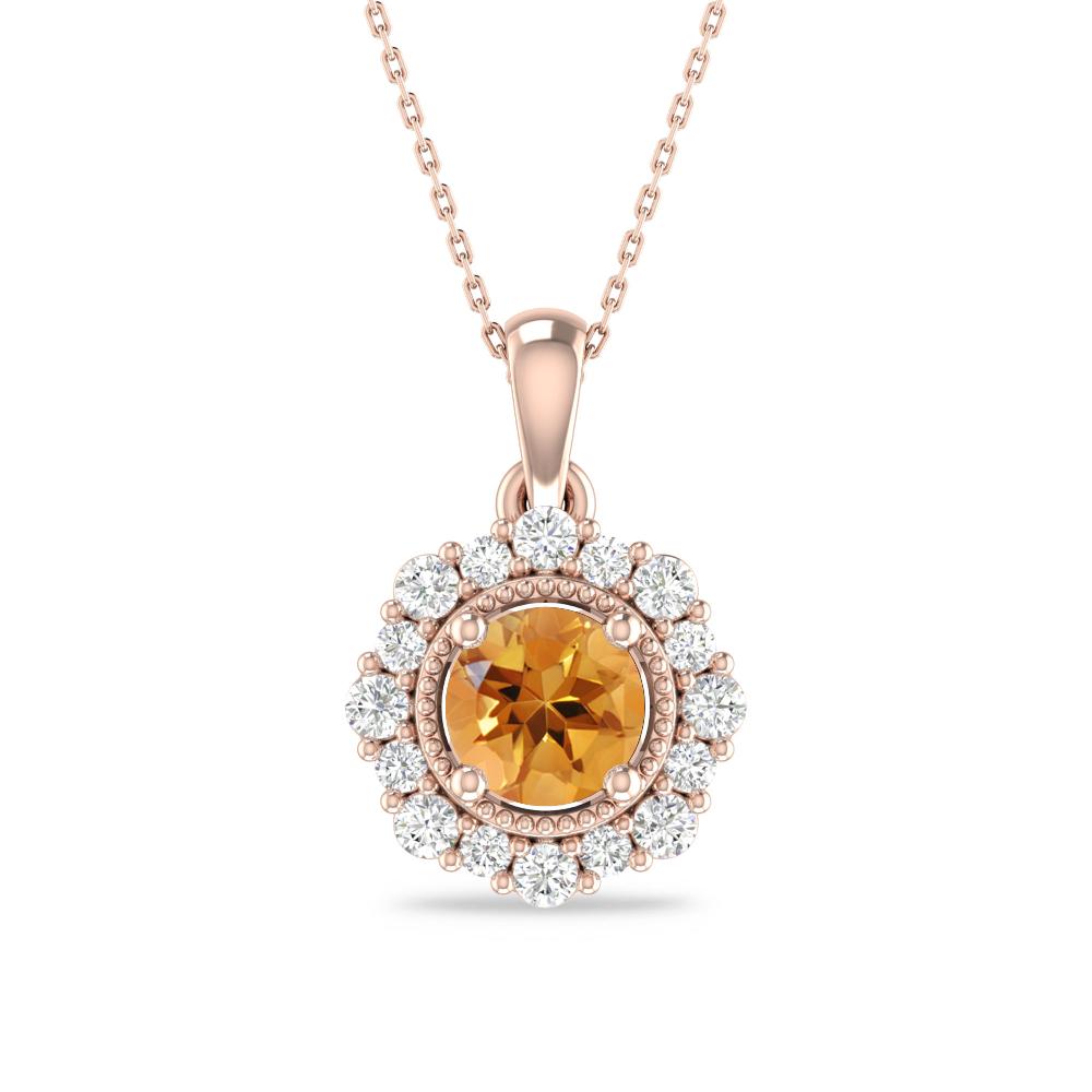 Rose Gold - Citrine