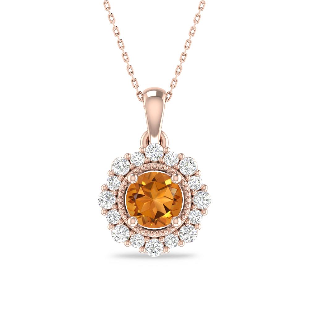 Rose Gold - Citrine