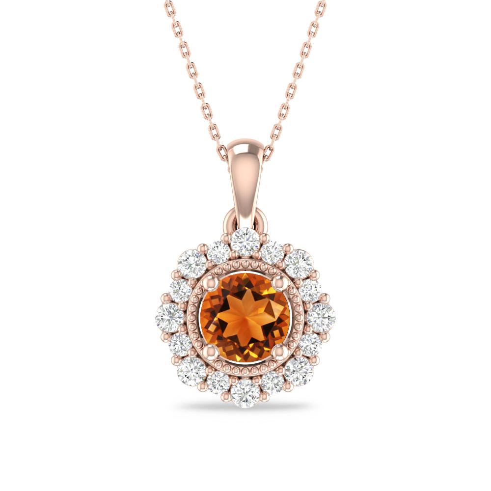 Rose Gold - Citrine