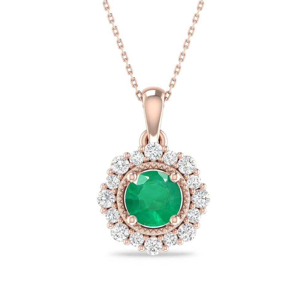Rose Gold - Emerald