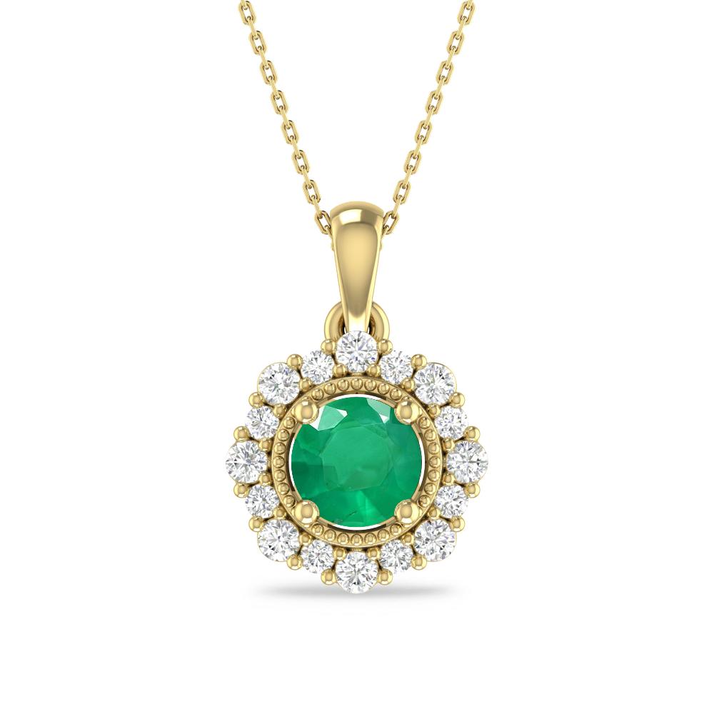 Yellow Gold - Emerald