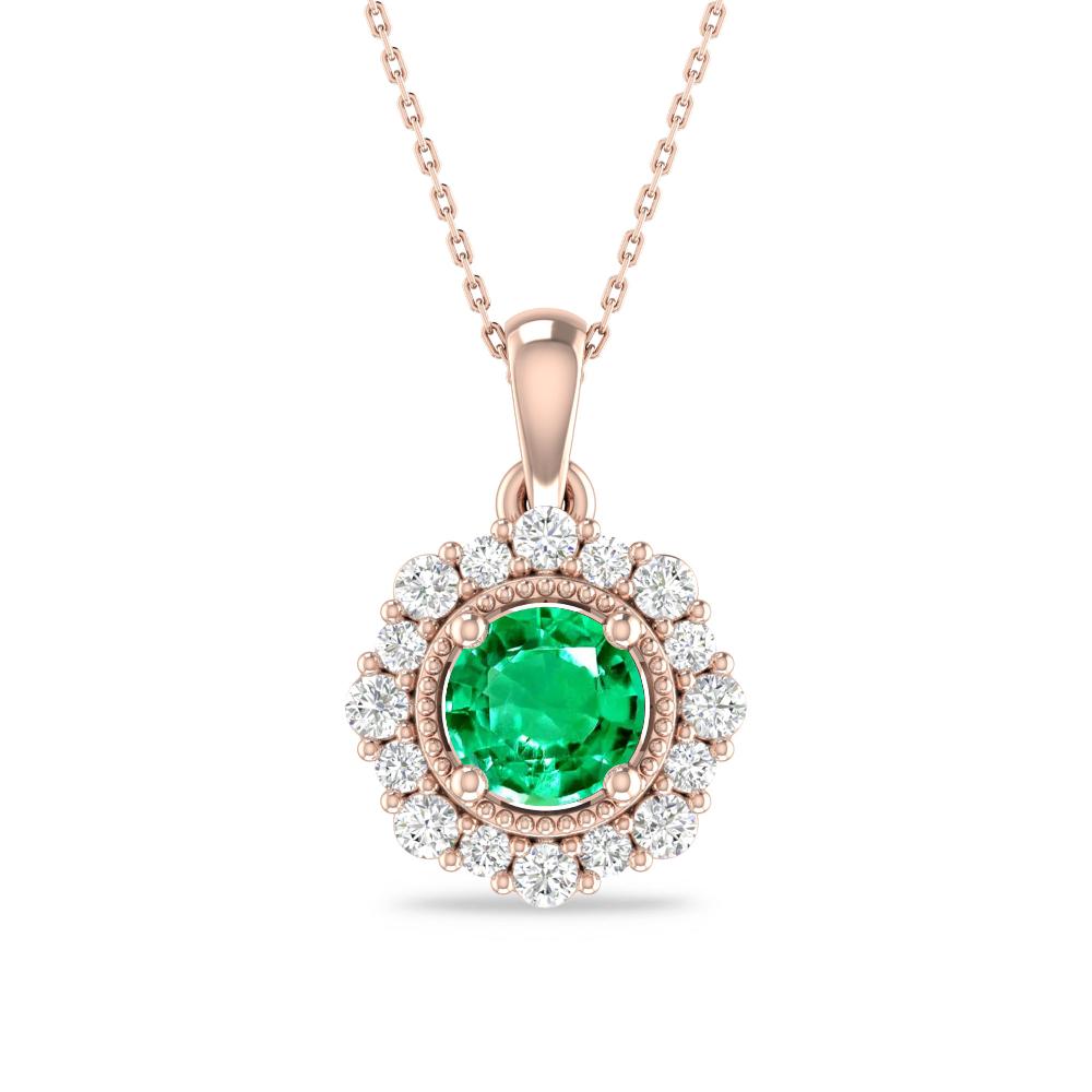 Rose Gold - Emerald