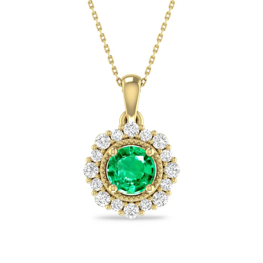 Yellow Gold - Emerald