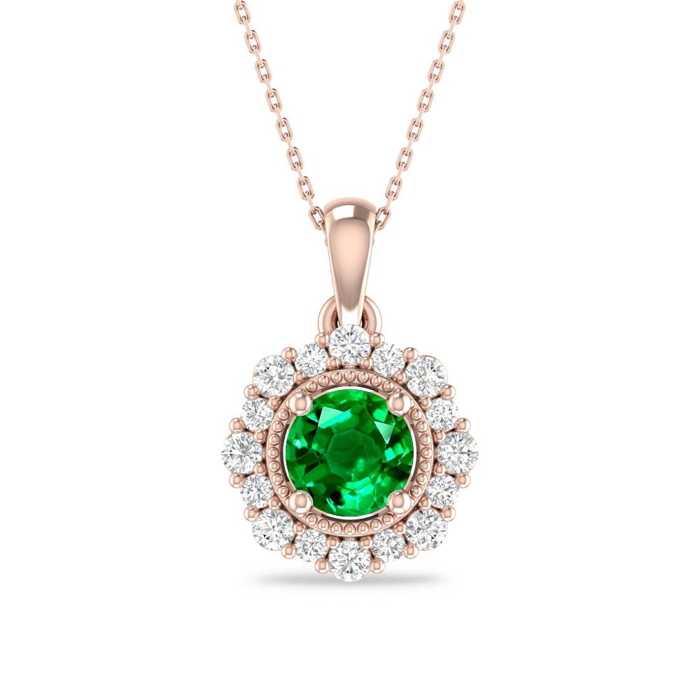 Rose Gold - Emerald