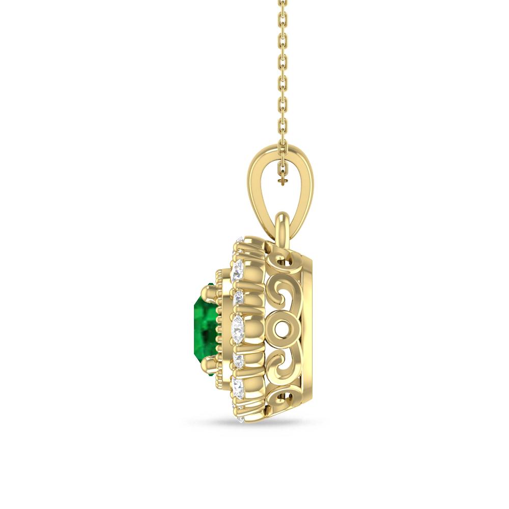 Yellow Gold - Emerald