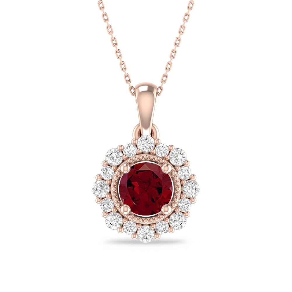 Rose Gold - Garnet