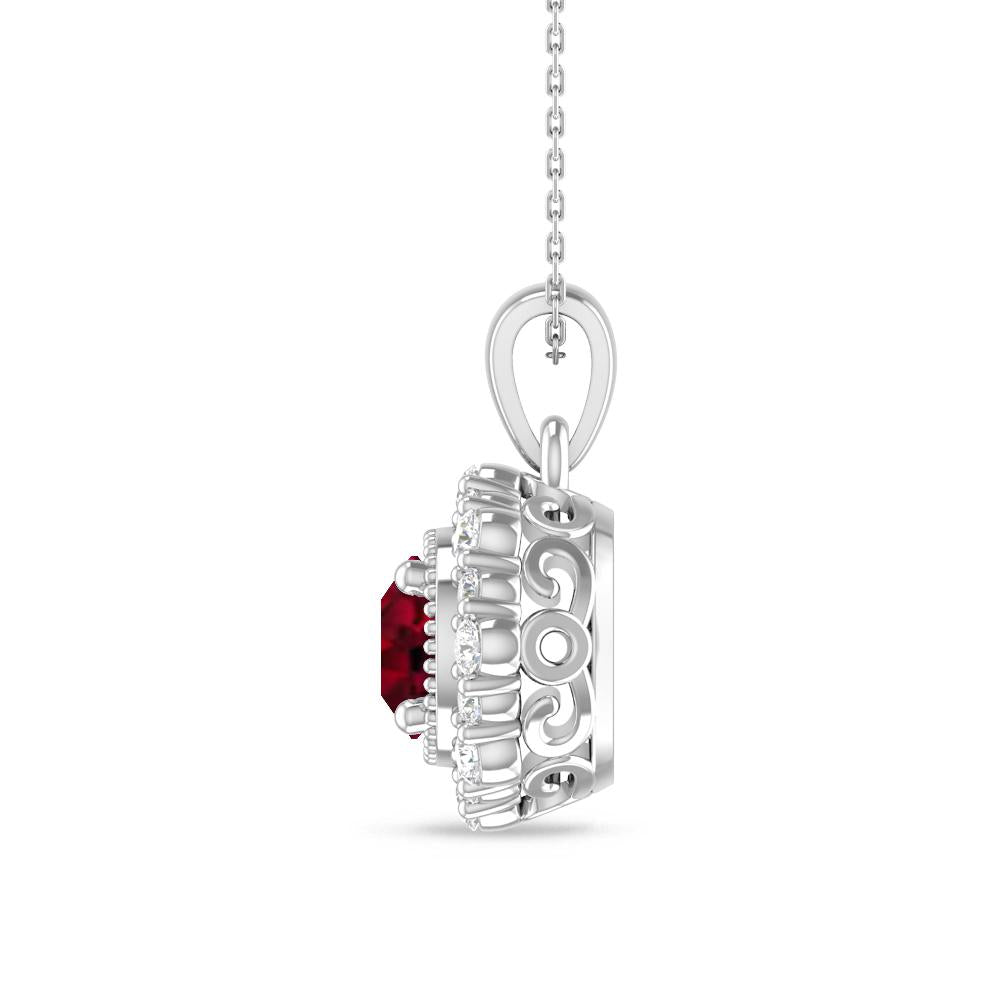 White Gold - Garnet