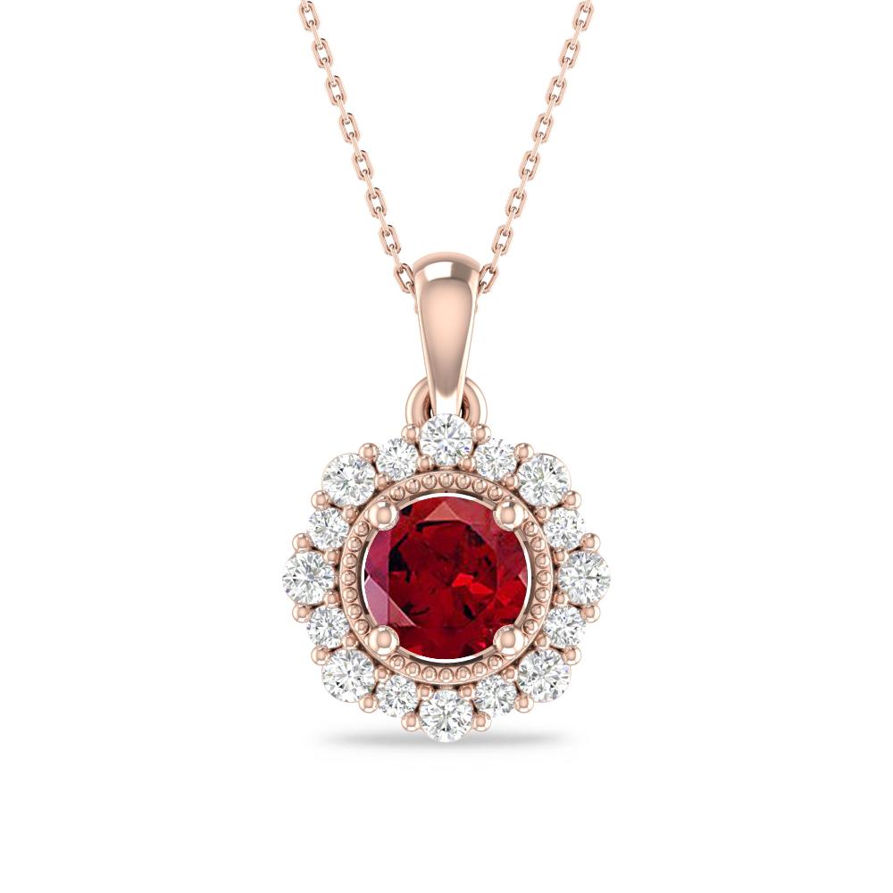 Rose Gold - Garnet