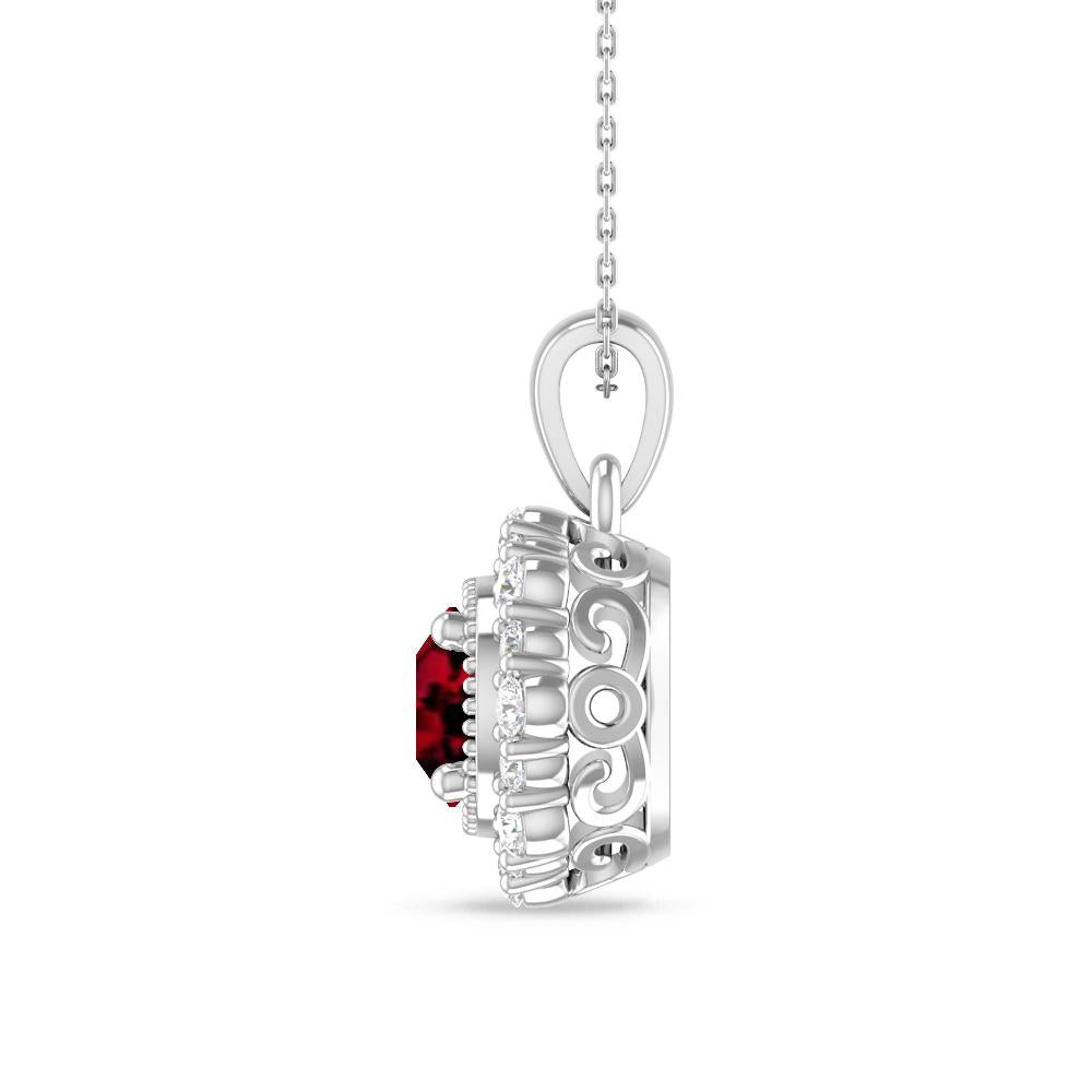 White Gold - Garnet