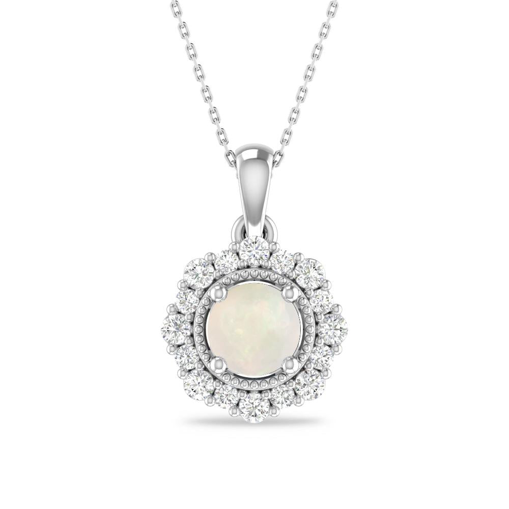 White Gold - Opal