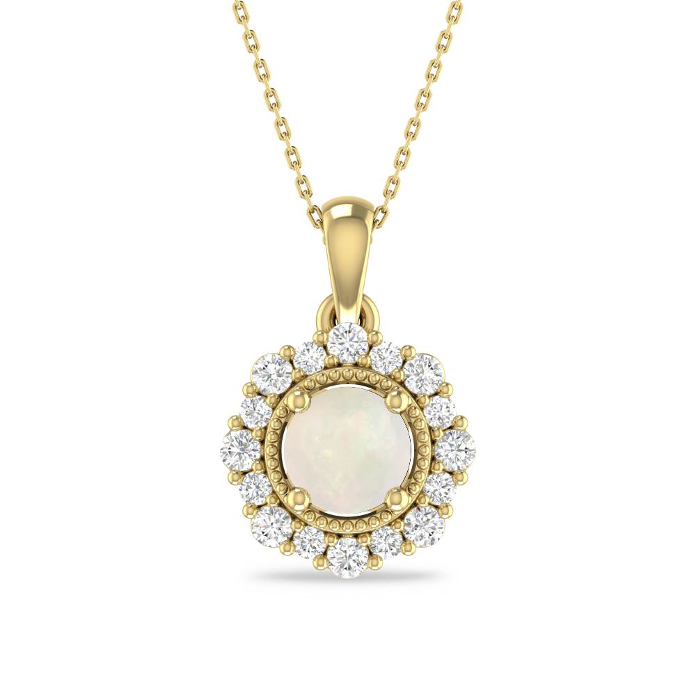 Yellow Gold - Opal