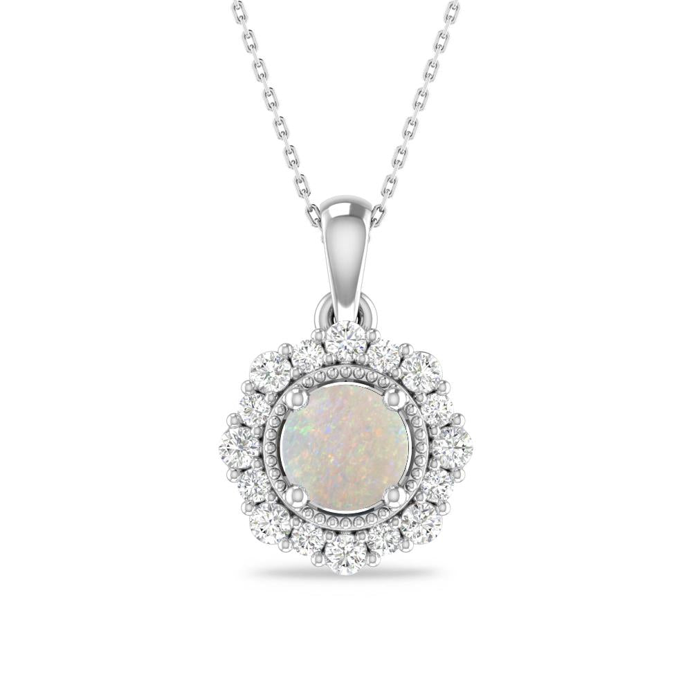 White Gold - Opal