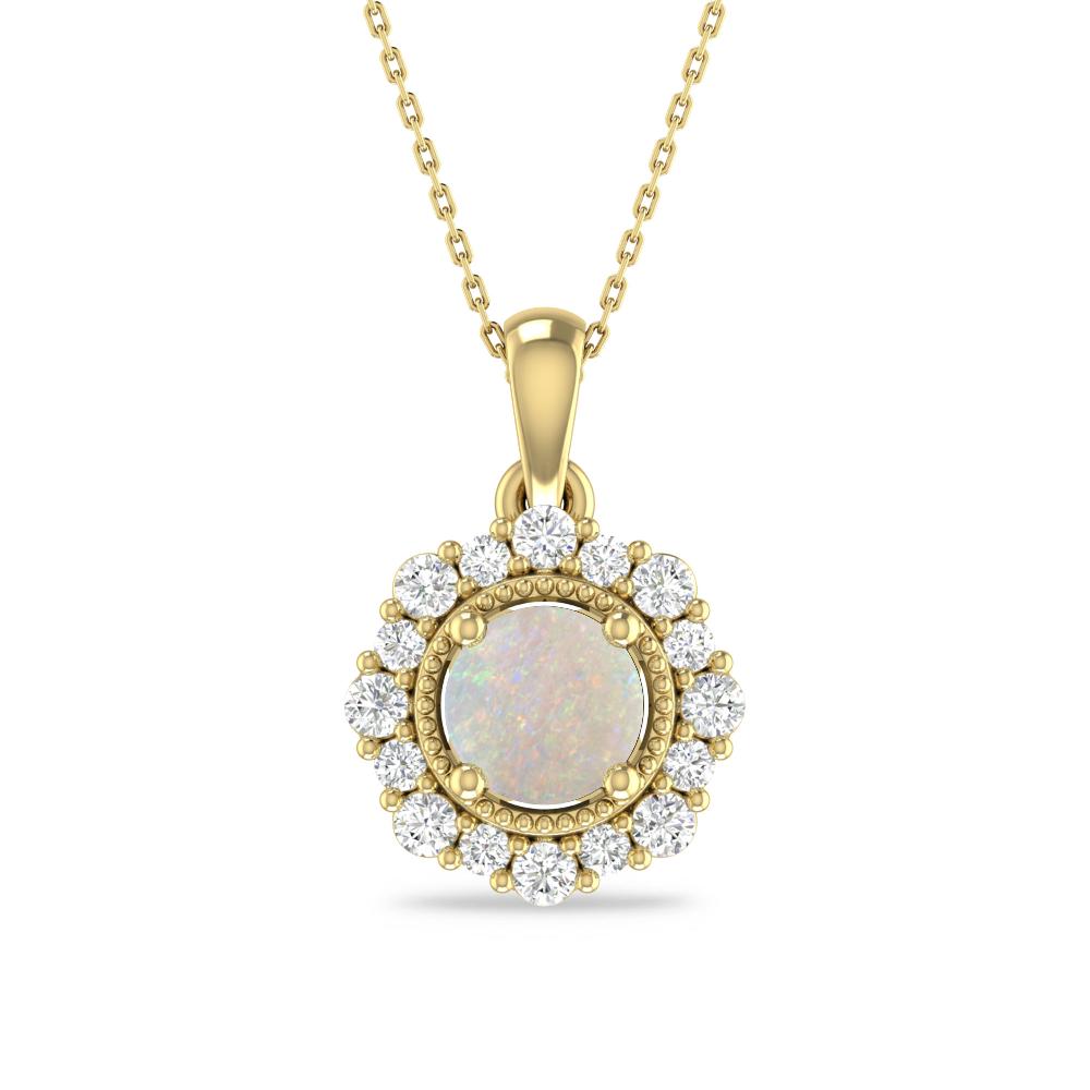 Yellow Gold - Opal