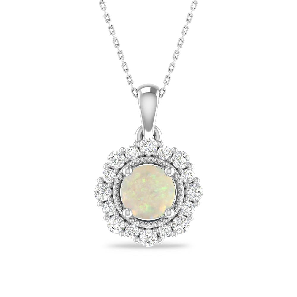 White Gold - Opal