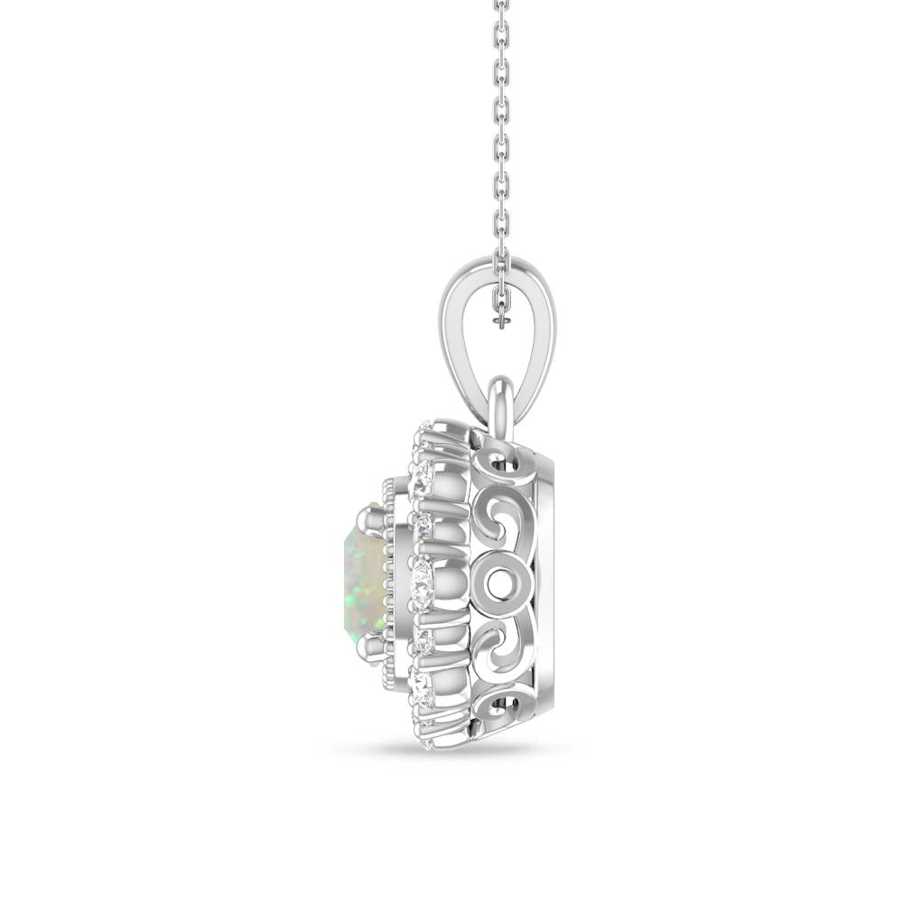 White Gold - Opal