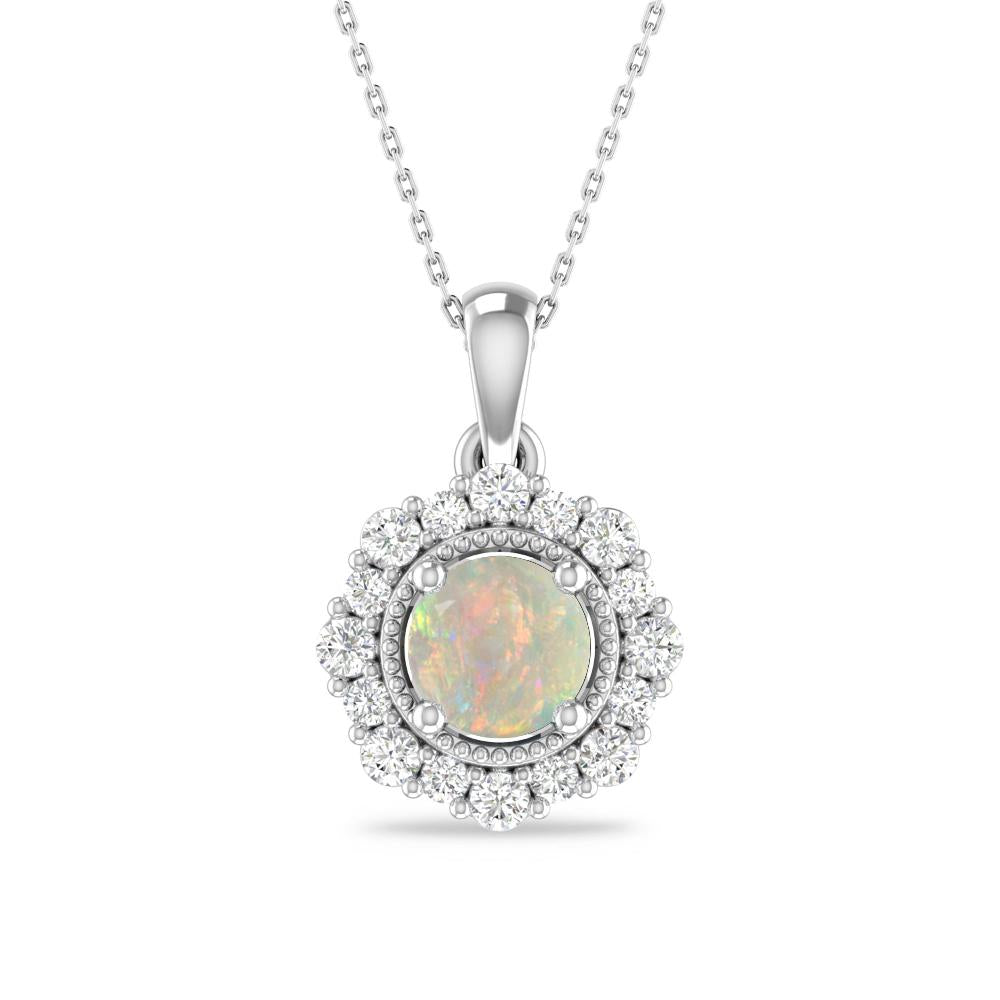 White Gold - Opal