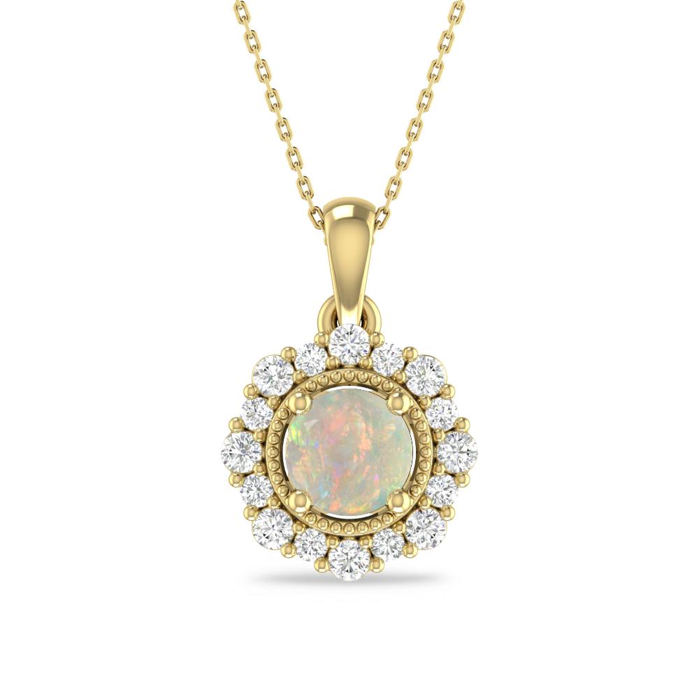 Yellow Gold - Opal