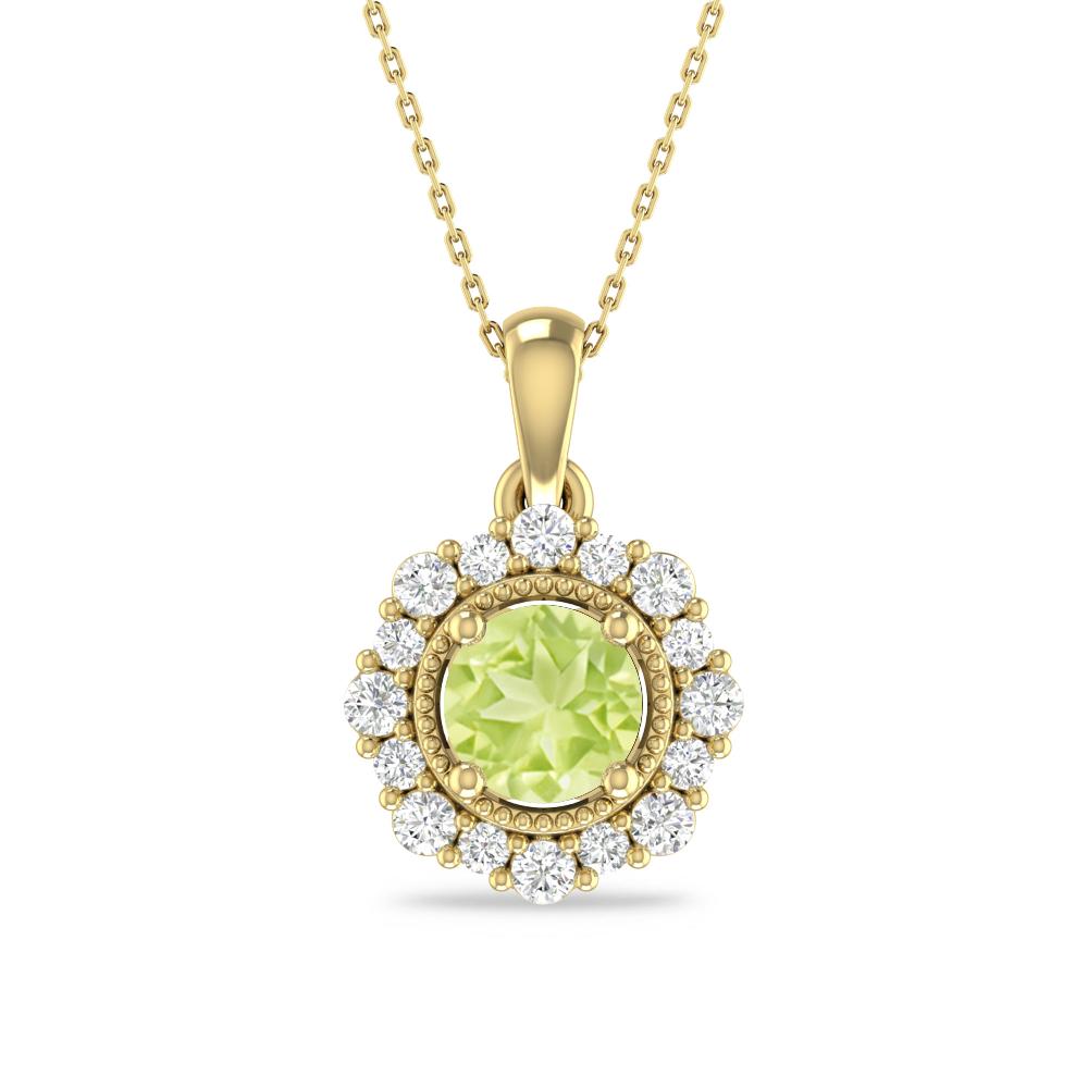 Yellow Gold - Peridot